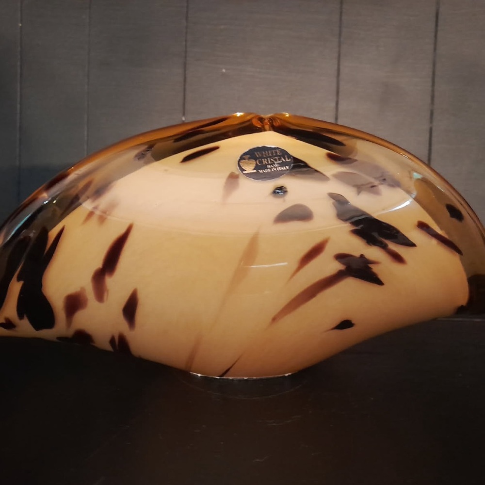 Murano Glass Art Tortoise Napkin Holder